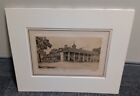 Washington's Home - Lithographie Mount Vernon signée édition limitée 270/300 L. Meslay