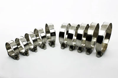 STONEY RACING Stainless Steel W4 T-Bolt Hose Clamp Turbo Intercooler Tbolt Clip 17mm-121mm