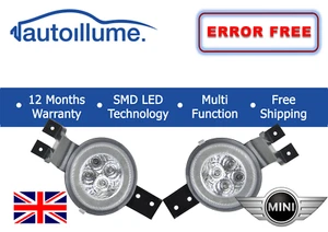 Mini Cooper R50 R52 R53 LED Seitenlicht/DRL + Blinker Kit klar CanBus - Bild 1 von 4