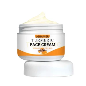 Turmeric Whitening Face Cream Wrinkle Removal Lighten Fine Lines Makes Skin Look - Picture 1 of 8