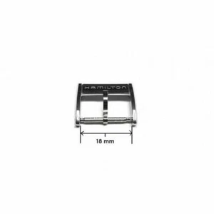 HAMILTON Stahlschnalle 18mm Locke Bebilla Dornschließe H640.000.205 H640000205 - Bild 1 von 4