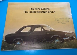 Rare Ford Escort 1980s UK Market Sales Brochure DE LUXE, ESTATE, GT AND SUPER - Picture 1 of 4