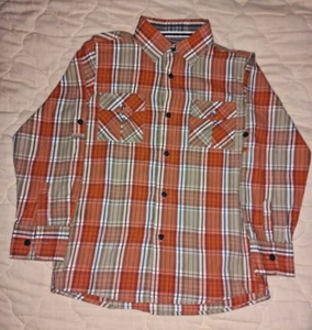 Ted Baker Boys Rust Checked Formal Shirt - 7 Years - Festive Smart Formal - Picture 1 of 3