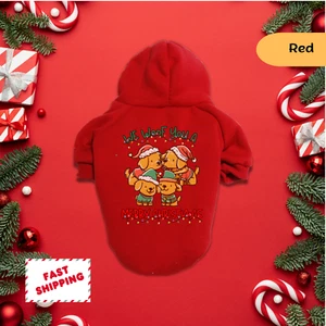 Christmas Hoodie for Dog, Small Pets, Dogs Luxury Clothes - Picture 1 of 6