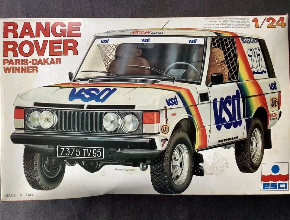 ESCI 1:24 KIT RANGE ROVER PARIS-DAKAR WINNER - Immagine 1 di 4