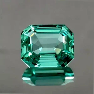 AAA 11,8 CT+ Impecable Natural Verde Esmeralda Piedras Preciosas Sueltas Certificadas Corte Esmeralda - Imagen 1 de 4