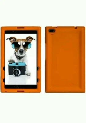Funda resistente Bobj para Lenovo Tab S8-50 - Ventilación BobjGear - ¡Naranja escandaloso! Foto 1 de 4
