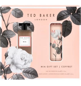 New | Ted Baker MIA Women’s Gift Set 50ml EDT + 100ml Body Lotion - Picture 1 of 5