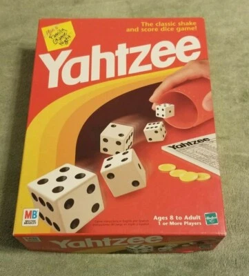 PRE-OWNED 1998 Yahtzee Dice Game by MB #E950 ENGLISH & SPANISH INSTRUCTIONS - Image 1 of 4