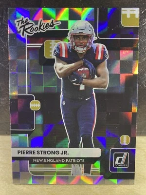 2022 Donruss The Rookies #TR-39 Pierre Strong Jr. Patriots RC NM - Image 1 of 2