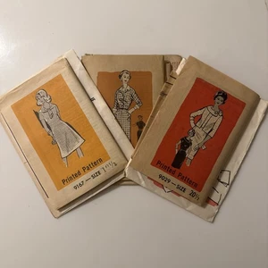 Posten 3 Versandhäuser 9167, 9209, 9029 Misses Vintage Muster Büste 40 UNCUT - Bild 1 von 10