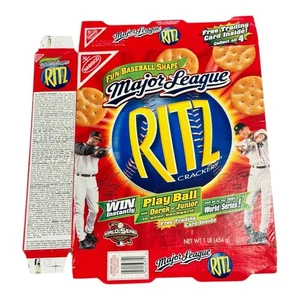 Ritz Crackers Major League Baseball 2001 World Series Empty Box Promo - Bild 1 von 2