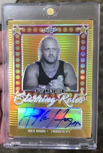 2021 Leaf Pop Century HULK HOGAN 1/1 Starring Roles Thunderlips WATCH THE VIDEO - Picture 1 of 2