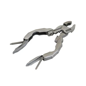 ST50016 Polished Stainless Steel 9-in-1 Micro Pocket Multitool with Screwdriv... - Picture 1 of 5