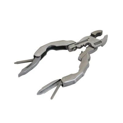 ST50016 Polished Stainless Steel 9-in-1 Micro Pocket Multitool with Screwdriv... - Image 1 of 4