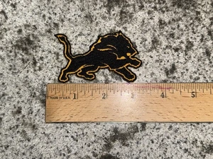 MASSANFERTIGUNG bestickt Detroit Löwen Patch Aufbügeln oder Aufnähen gelb - Bild 1 von 1