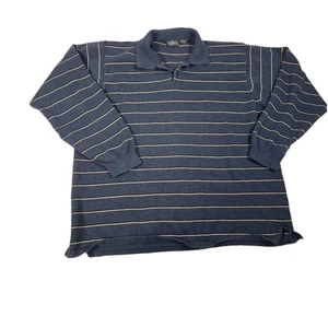 van heusen Blue Striped Long Sleeve Pullover Shirt 2XL - Picture 1 of 6