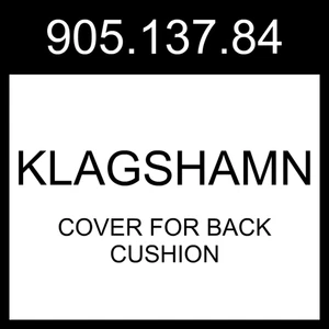 Funda para cojín trasero IKEA KLAGSHAMN Skiftebo azul 905.137.84 - Imagen 1 de 1