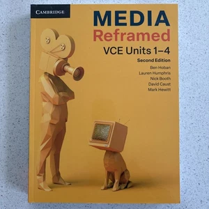 Media Reframed VCE Units 1-4 by Ben Hoban [SECOND EDITION/ WITH CODE] LIKE NEW - Picture 1 of 3