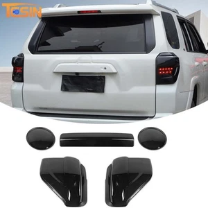 Smoked 5pcs Fog Light Taillight 3rd Brake High Lamp Cover Trim For 4Runner 14-23 - Bild 1 von 19