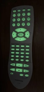 Toshiba CT-847 Genuine Original Remote Control Glow In The Dark Keys! - Imagen 1 de 5