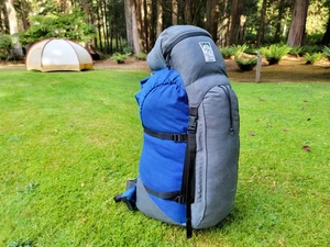 TOM BIHN (USA) Santa Cruz 1980's VTG 1000d Cordura Top Loader Hiking Backpack - Picture 1 of 24