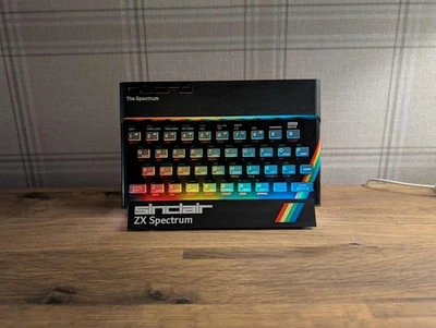 Sinclair ZX Spectrum Retro Display Stand with Lighting – Rainbow Glow - Image 1 of 4