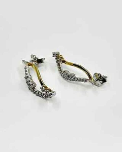 Boucles d'Oreilles or 18k 4.84grs Oz - Bijoux occasion - Picture 1 of 2