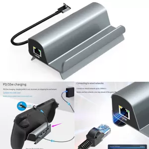 For Steam Deck Dock 6-in-1 Charging Docking Station 4k HDMI TV Monitor Adapter - Picture 1 of 12