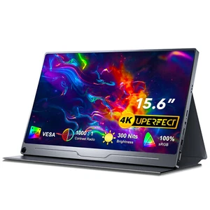 4K Portable Monitor 15.6" 4K HDMI Monitor For Laptop 100% sRGB w/Mini DP Port - Picture 1 of 13