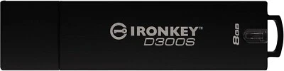 Kingston Ironkey D300S 8GB Encrypted Flash Drive - Image 1 of 4