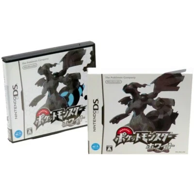 Pokemon White Pocket Monsters + Package Box Nintendo DS Japan Import Complete - Image 1 of 4