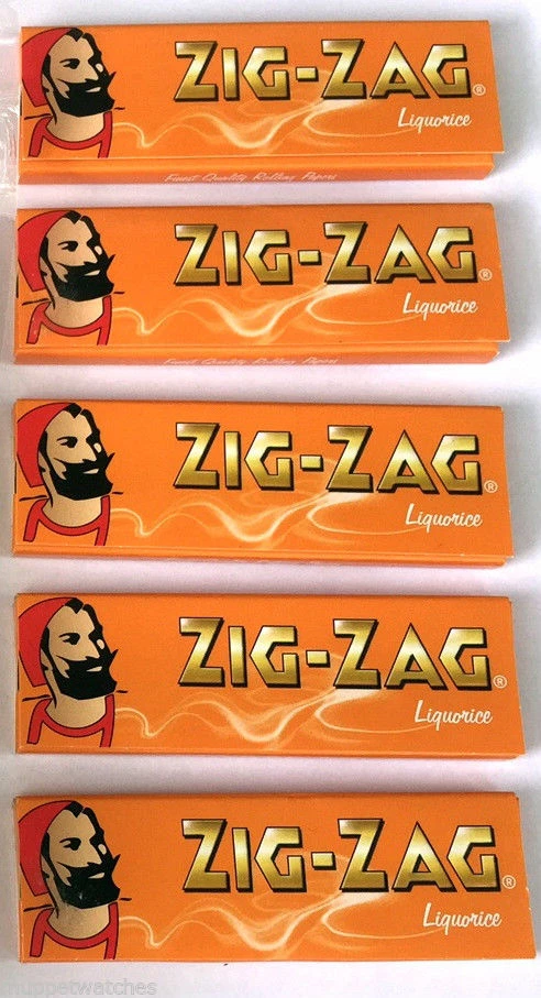 ZIG ZAG LIQUORICE PAPERS 5 10 25 50