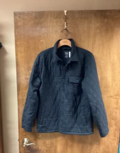 Adult NWT "Original Use" blk quilted button up jacket. Size Med. Reg.$35.00 - Picture 1 of 2
