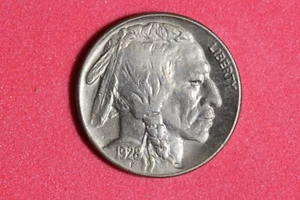 Estate Find 1928 S- Buffalo Nickel!! #K50383 - Picture 1 of 2
