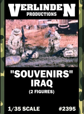 1/35 "Souvenirs" US Infantry in Iraq (2 Figures/Set) VERLINDEN #2395 Resin Kits - Image 1 of 2