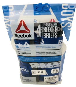 Boys Reebok Performance Boxer Briefs Size Small 6/7 Underwear - Picture 1 of 8