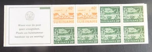 Folleto Surinam 1976 define avión verde 20c 40c montado UM como nuevo - Imagen 1 de 2