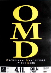 ORCHESTRAL MANOEUVRES IN THE DARK - 1991 - In Concert - Poster - Köln - Imagen 1 de 1
