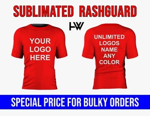 Custom Rashguard Fully Sublimated Bjj Rashguard Fully Personlize Rashguard - Picture 1 of 2