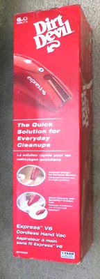 Dirt Devil Express V6 Cordless Bagless Handheld Vacuum BD10200 (NEW) - Image 1 of 4