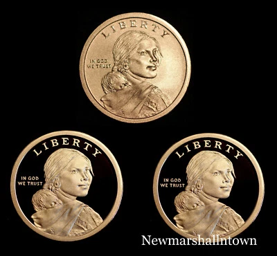 2017 2018 S Native American Sacagawea Proofs and Enhanced from Special Set - Image 1 of 4