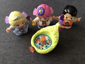 Vtech Go Go Smart Friends Lot 3 Figures 1 Fairy Boat Jacob, Sunny And Darla - Picture 1 of 7