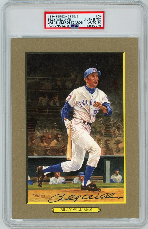 Billy Williams Signed Perez Steele Great Moments - PSA DNA 10 - Image 1 of 1