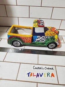 Talavera Blue Texas Truck!  11x5x5.  Exquisites Detail. Groß, mutig. Handarbeit. - Bild 1 von 20