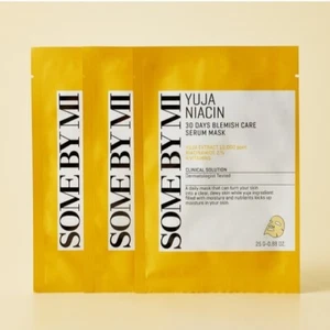 10 ct/SOME BY MI Yuja Niacin Blemish Care Serum Mask/Brightening/Citron/Korea - Picture 1 of 3