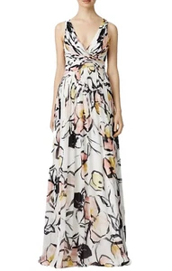 Badgley Mischka Mujer Siempre Maxi Vestido de Boda, Blanco Multi 4, 2727-3 - Imagen 1 de 2