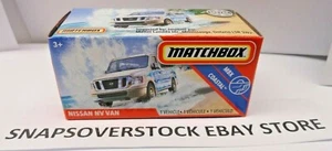 2020 MATCHBOX POWER GRABS MBX COASTAL SERIES, WHITE NISSAN NV VAN, MBX #83/100 - Picture 1 of 4