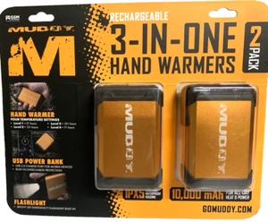 Calentadores de manos recargables Muddy 3 en 1 - NUEVOS SELLADOS DE FÁBRICA - ENVÍO GRATUITO - Imagen 1 de 2