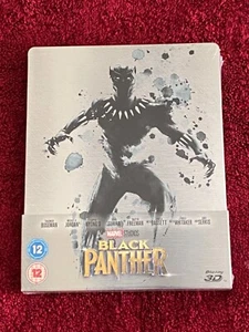 Marvel’s Black Panther 3D & 2D Blu Ray Steelbook Zavvi UK NEU VERSIEGELT - Bild 1 von 2